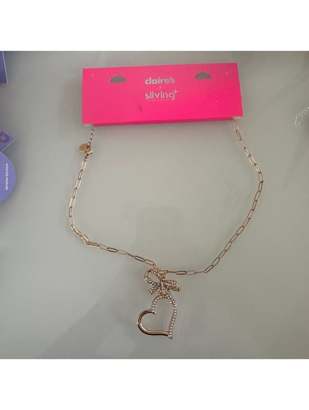 Claire’s X Sliving by Paris Hilton Necklace